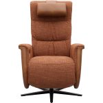 Relaxfauteuil Faith met 3 vlaks rug