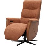 Relaxfauteuil Faith met 3 vlaks rug