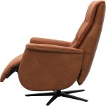 Relaxfauteuil Faith met 3 vlaks rug