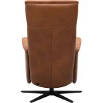 Relaxfauteuil Faith met 3 vlaks rug