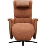 Relaxfauteuil Faith met 3 vlaks rug