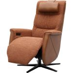 Relaxfauteuil Faith met 3 vlaks rug