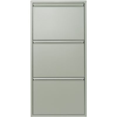 Schoenenkast Bobbie 3 lade Dusty Green (6 paar schoenen)