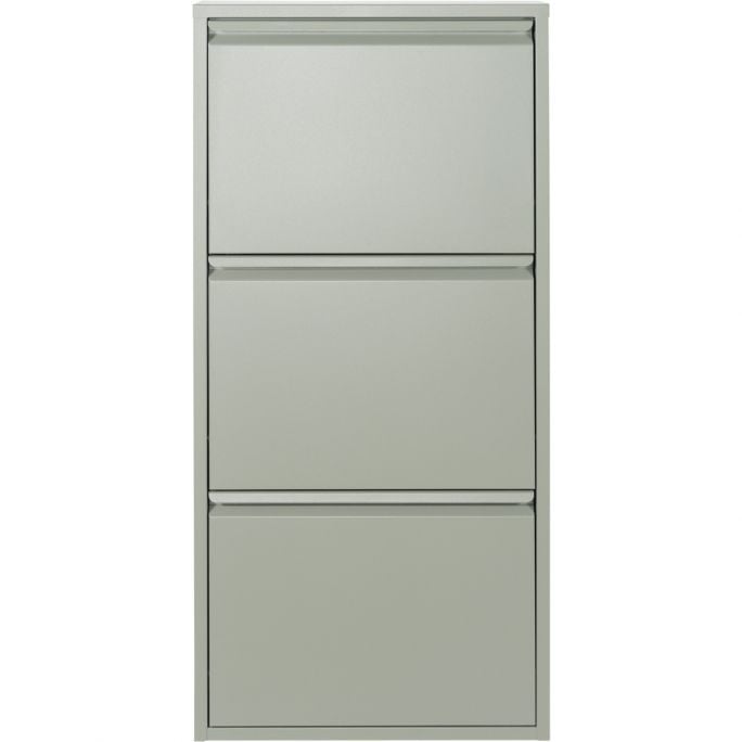 Schoenenkast Bobbie 3 lade Dusty Green (6 paar schoenen)