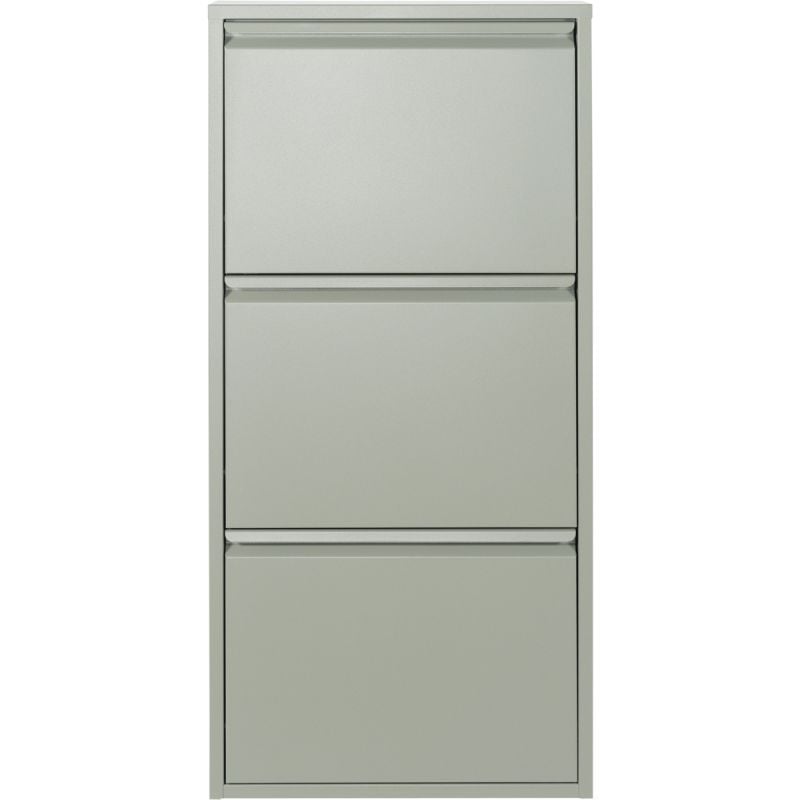 Schoenenkast Bobbie 3 lade Dusty Green (6 paar schoenen)