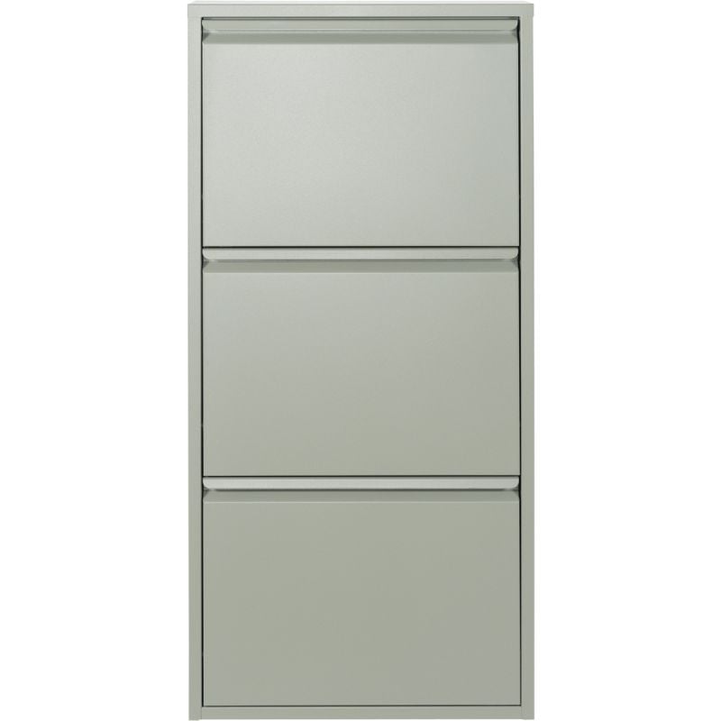 Schoenenkast Bobbie 3 lade Dusty Green (6 paar schoenen)