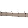 Kapstok Fusion 5 haken Silky Taupe