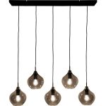 Hanglamp Rolf 5-lichts smoke
