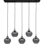 Hanglamp Rolf 5-lichts smoke