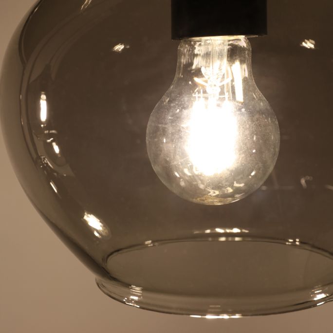 Hanglamp Rolf 5-lichts smoke
