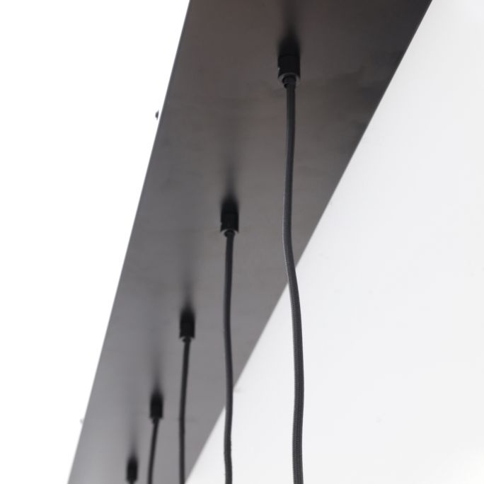 Hanglamp Rolf 5-lichts smoke