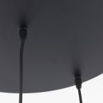 Hanglamp Rolf 5-lichts rond smoke