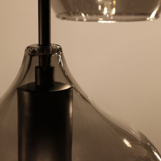 Hanglamp Rolf 10-lichts smoke