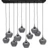 Hanglamp Rolf 10-lichts smoke