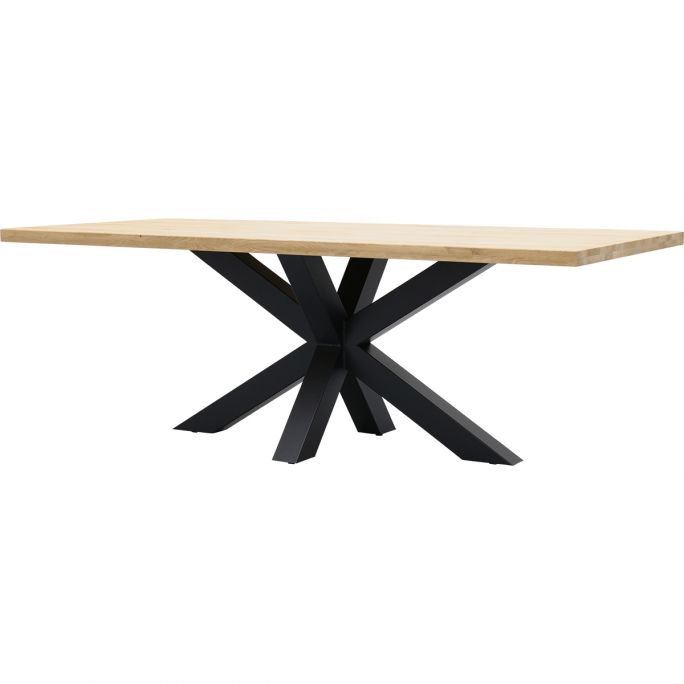 Eettafel Aspen rechthoek 240x100 - spinpoot 10x10 - Ecofix