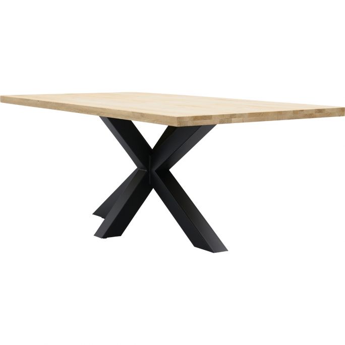 Eettafel Aspen rechthoek 240x100 - spinpoot 10x10 - Ecofix