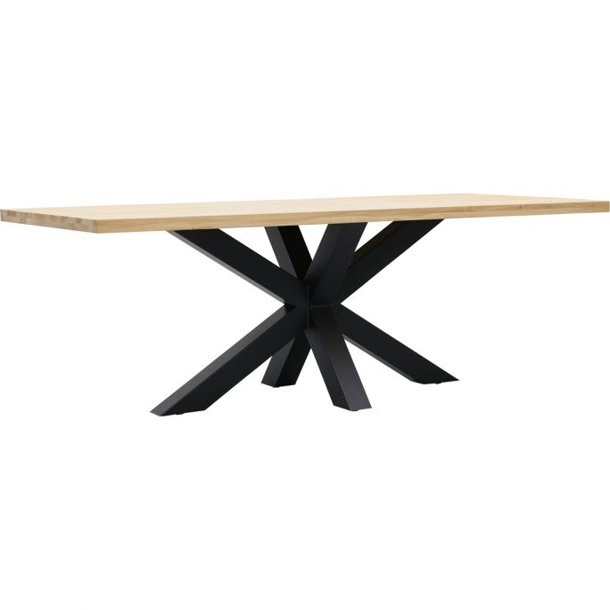 Eettafel Aspen rechthoek 240x100 - spinpoot 10x10 - Ecofix