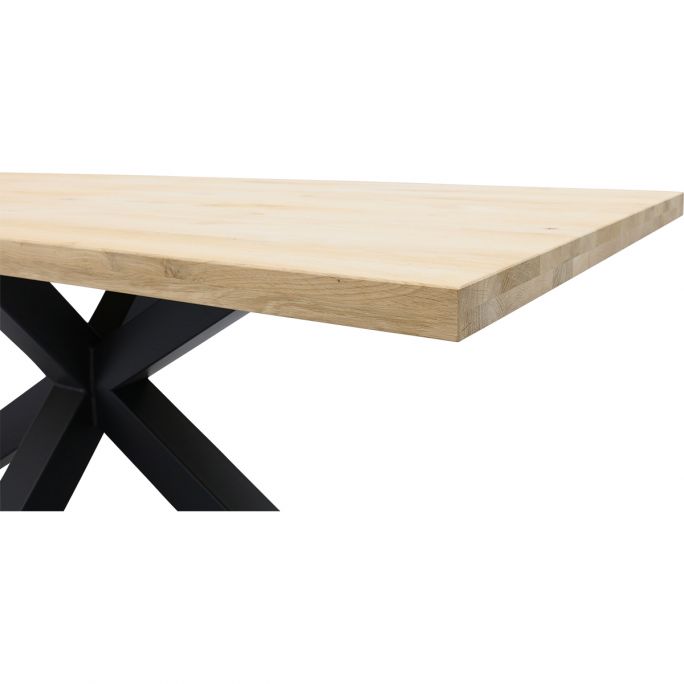 Eettafel Aspen rechthoek 240x100 - spinpoot 10x10 - Ecofix