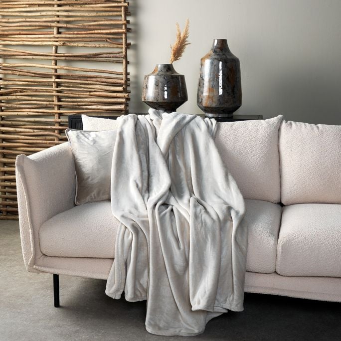 Plaid Charlie 200x220 cm Pumice Stone