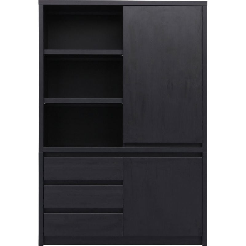 Wandkast Marone 2drs/3la/3open vak afbeelding