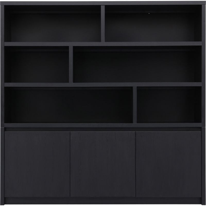 Wandkast Marone 3drs/6open vak afbeelding