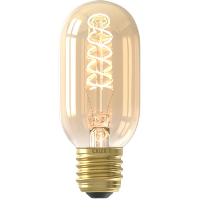 Lichtbron Buislamp Flex Goud E27 T45