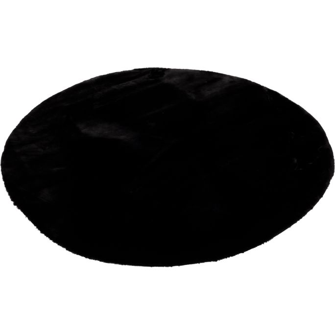 Vloerkleed Perry zwart 120 rond