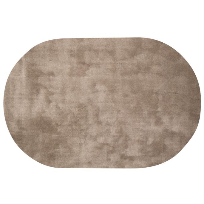 Verlichten ervaring Spotlijster Vloerkleed Cowan taupe 130x190 ovaal | Trendhopper.nl