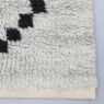 Vloerkleed Nancho zwart-wit 160x230