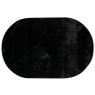 Vloerkleed Vernissage zwart 130x190 ovaal