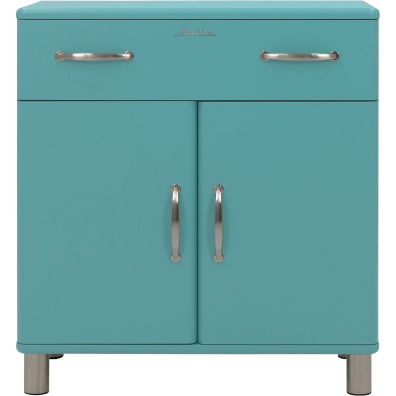 Kast Malibu 2 deuren en 1 lade lagoon blue