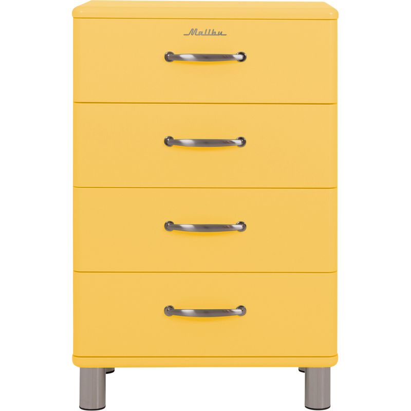 Kast Malibu 4 laden smal sunny yellow