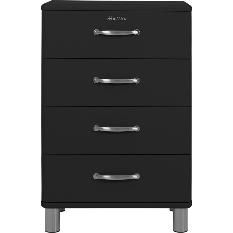 Kast Malibu 4 laden smal shadow black