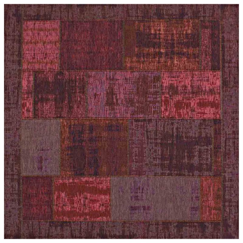 Vloerkleed Pablo framboos 200x200