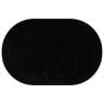 Vloerkleed Cowan zwart 160x230 ovaal