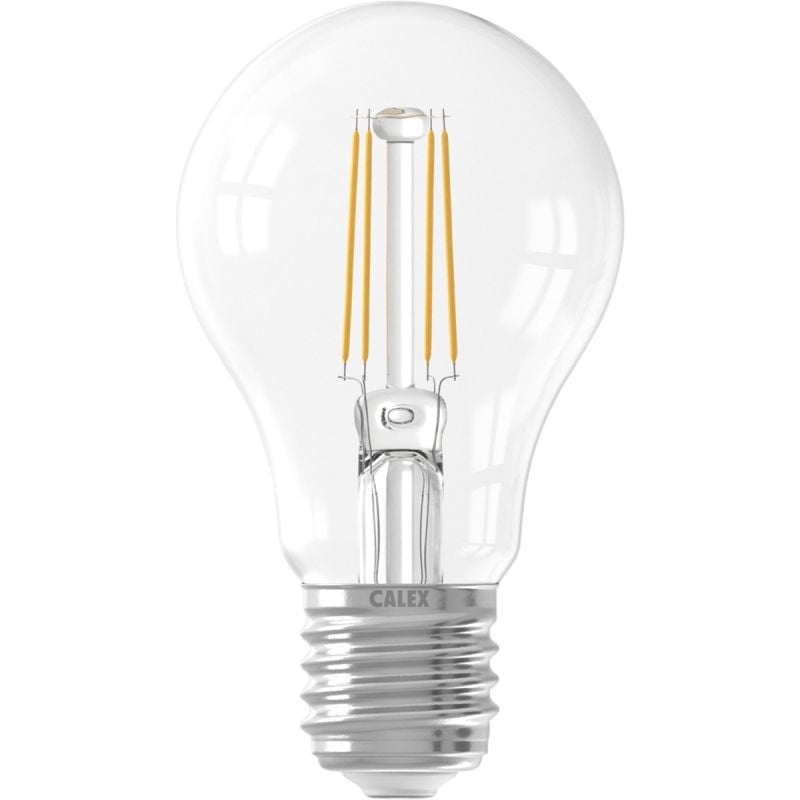 Calex Standaard A60 Helder Straight filament 220-240V 4.5W 470lm 2700K E27 Dimbaar met LED dimmer