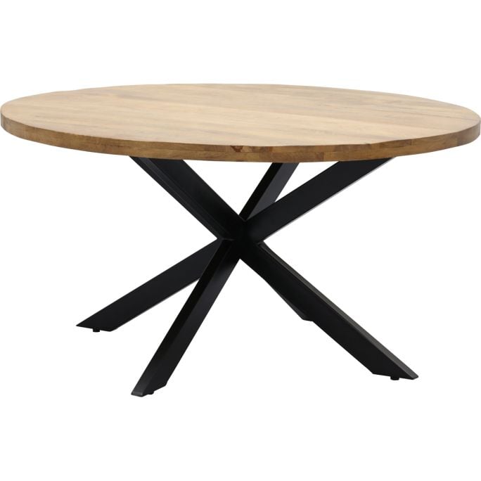 Pat Schat Karu Eettafel Rico rond | Budgethomestore.nl