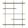 Kast Bend groen-eiken 162cm breed