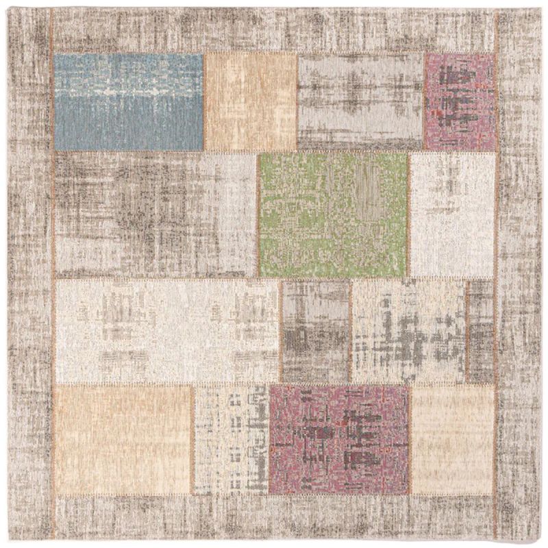 Vloerkleed Pablo pastel 200x200 afbeelding