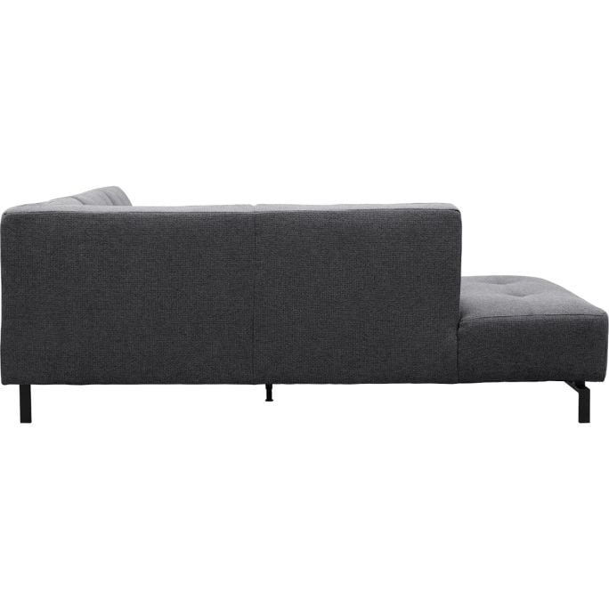 Hoekbank Viborg Nero Grey links