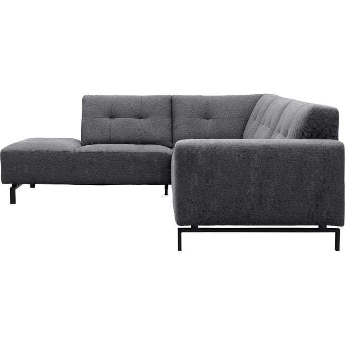 Hoekbank Viborg Nero Grey links