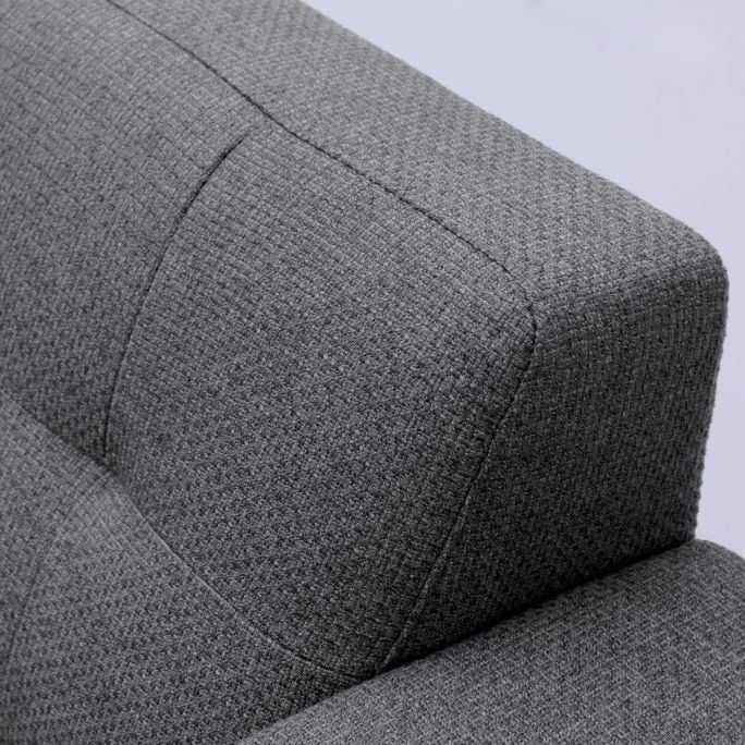 Hoekbank Viborg Nero Grey links