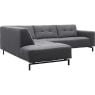 Hoekbank Viborg Nero Grey links
