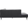Hoekbank Viborg Nero Grey links