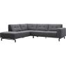Hoekbank Viborg Nero Grey links