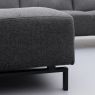 Hoekbank Viborg Nero Grey links