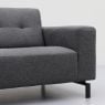 Hoekbank Viborg Nero Grey links