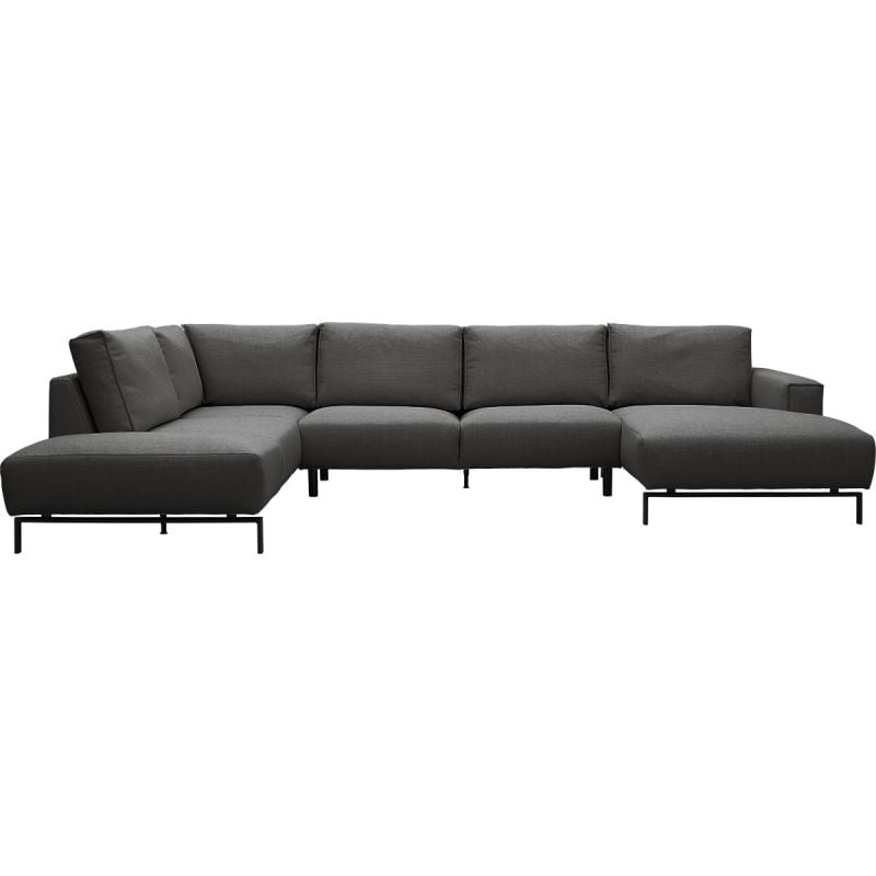 U-bank Cleveland Bentley Charcoal links afbeelding