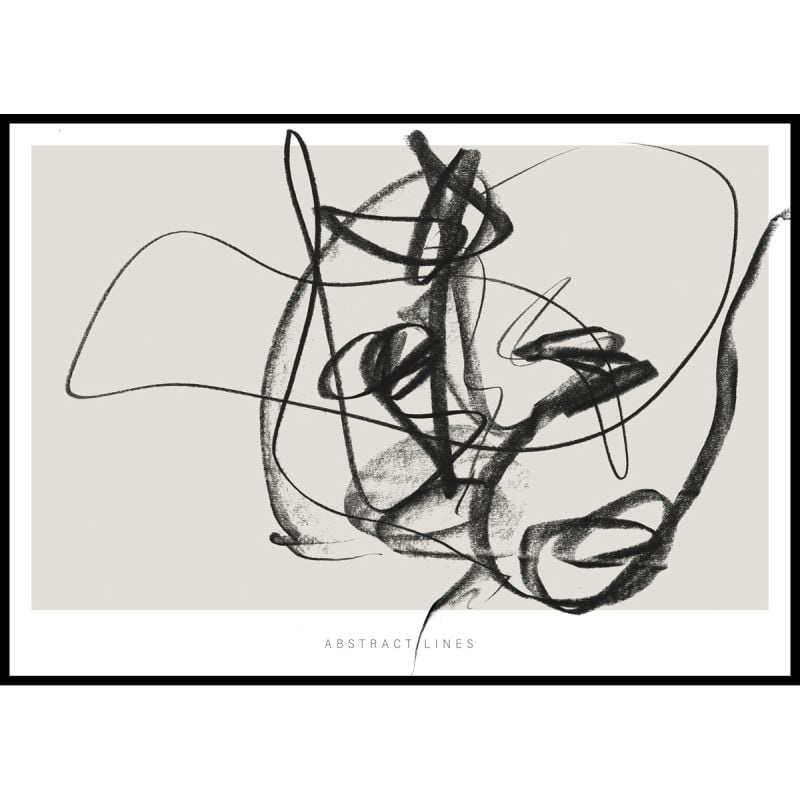 Wanddecoratie Lines 40x30