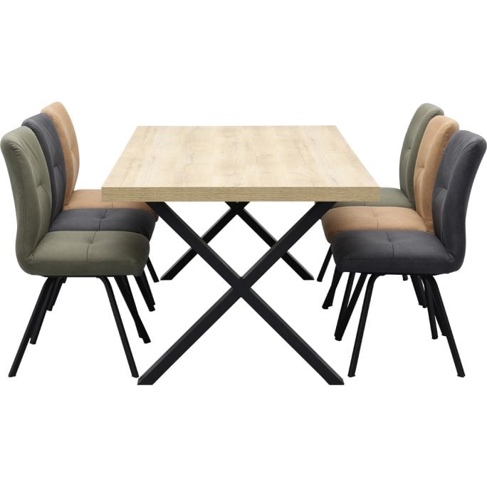 Monica overdrijving Stal Eettafel Renzo 170cm | Budgethomestore.nl